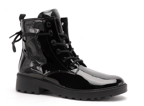 Geox boots bottine enfant jcasey fille j9420g noir