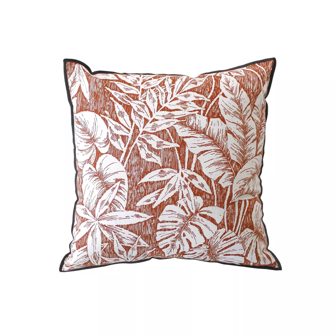 Coussin carré coton (40 x 40 cm) Bundi Terracotta