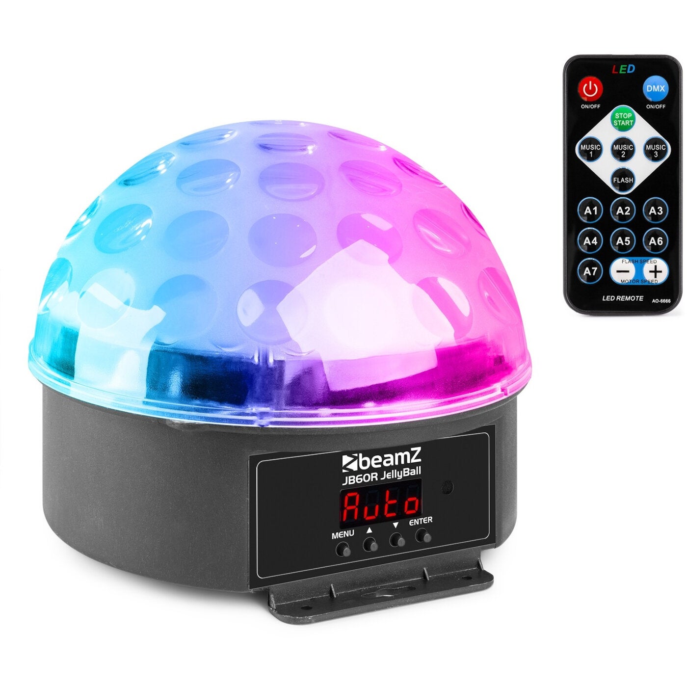 BeamZ JB60R Jelly Ball 6-kleurig LED-lichteffect DMX