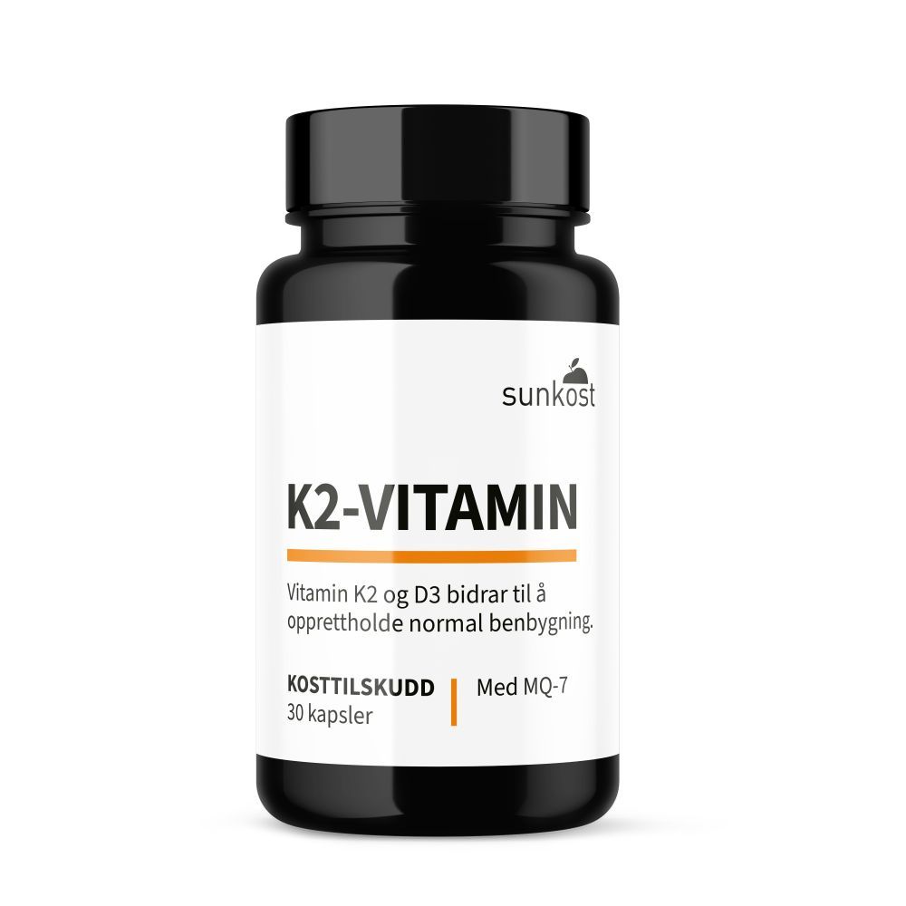 K2-Vitamin 30 kapsler