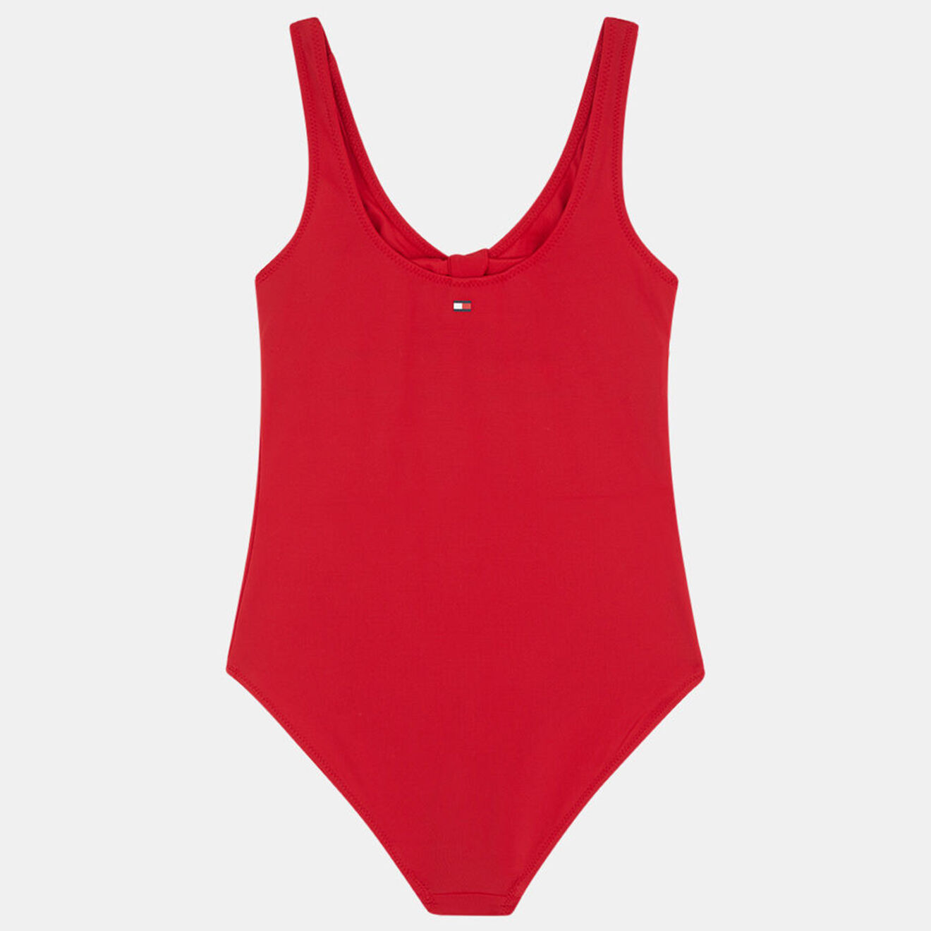 Tommy Hilfiger Maillot de Bain 1 Pièce en Matière recyclée stretch rouge