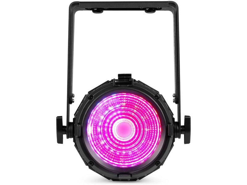 BeamZ Pro Scheinwerfer NEUTRON-ATOM TM Leistungsstarker Scheinwerfer mit WW Amber RGB