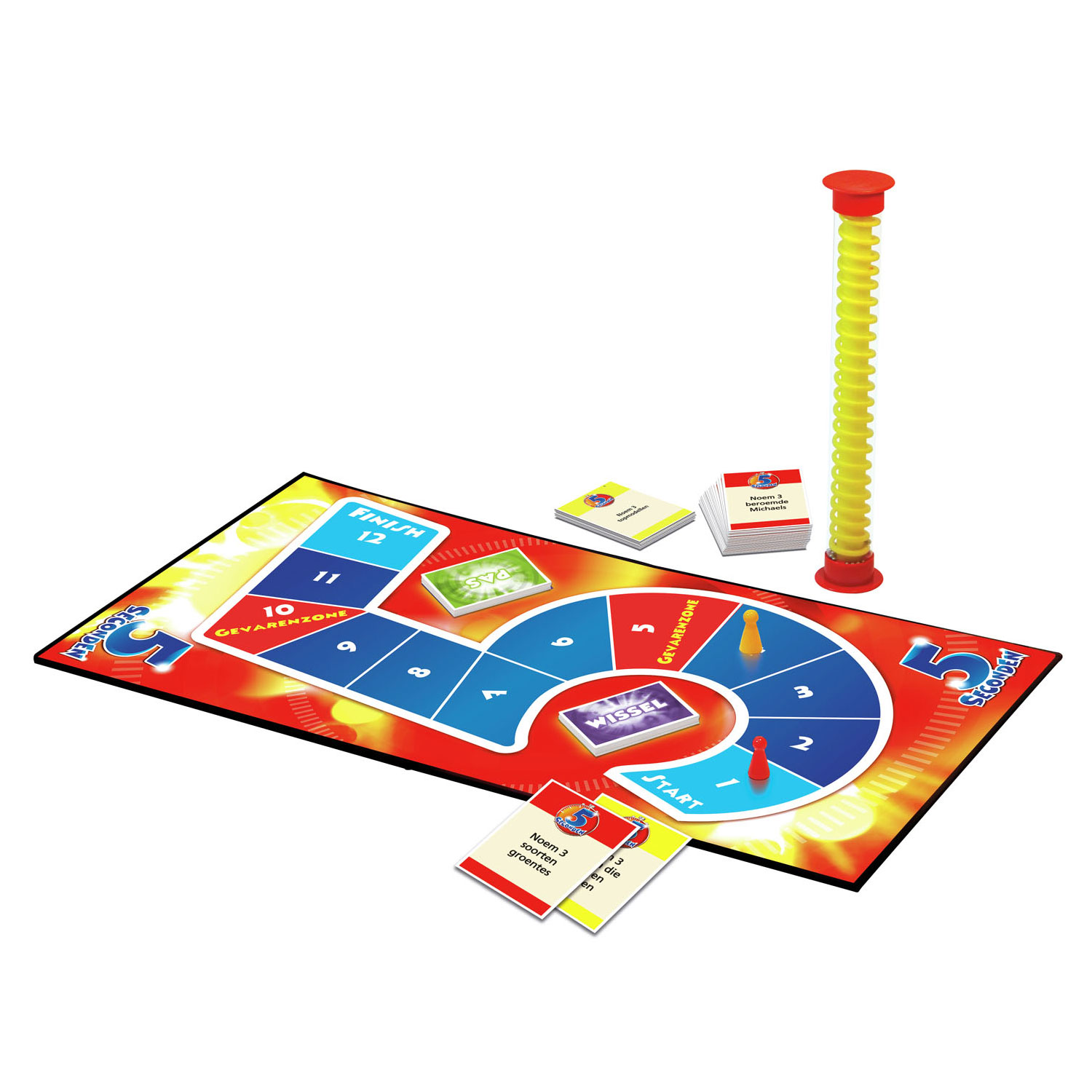 Megableu 5 Secondes met Extra Junior Kaarten - Bordspel