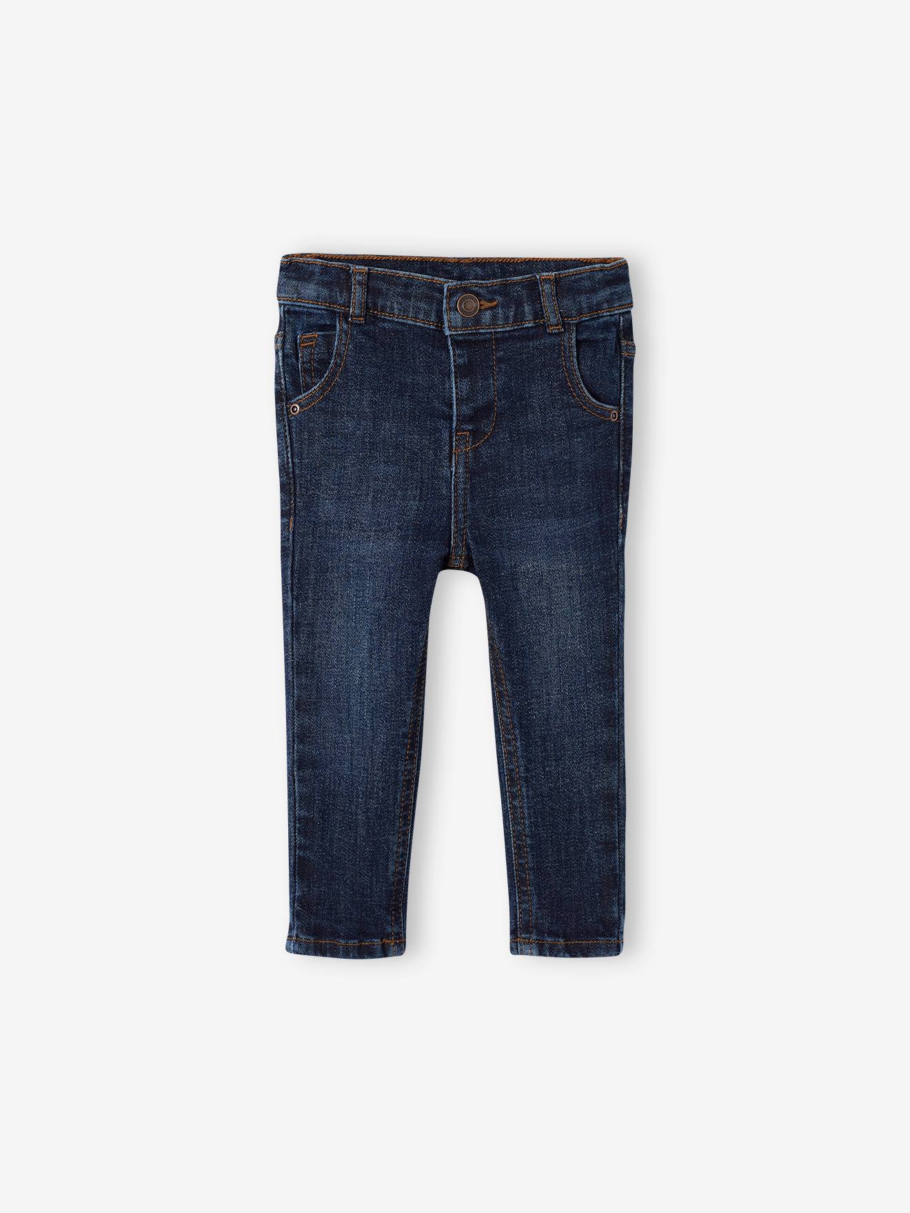 Calça jeans reta para bebê
