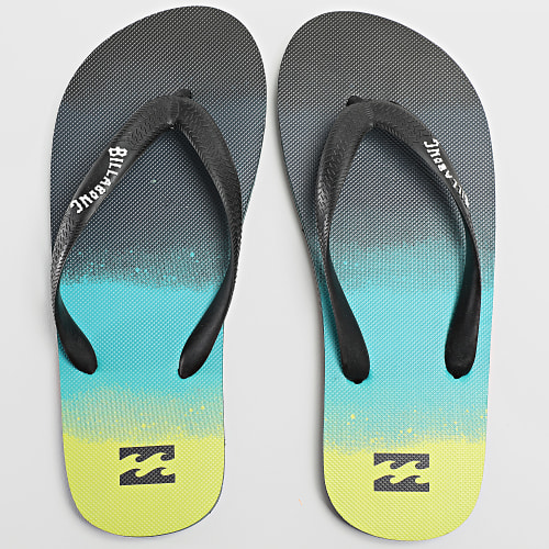 Tongs Tides Fade Noir Vert