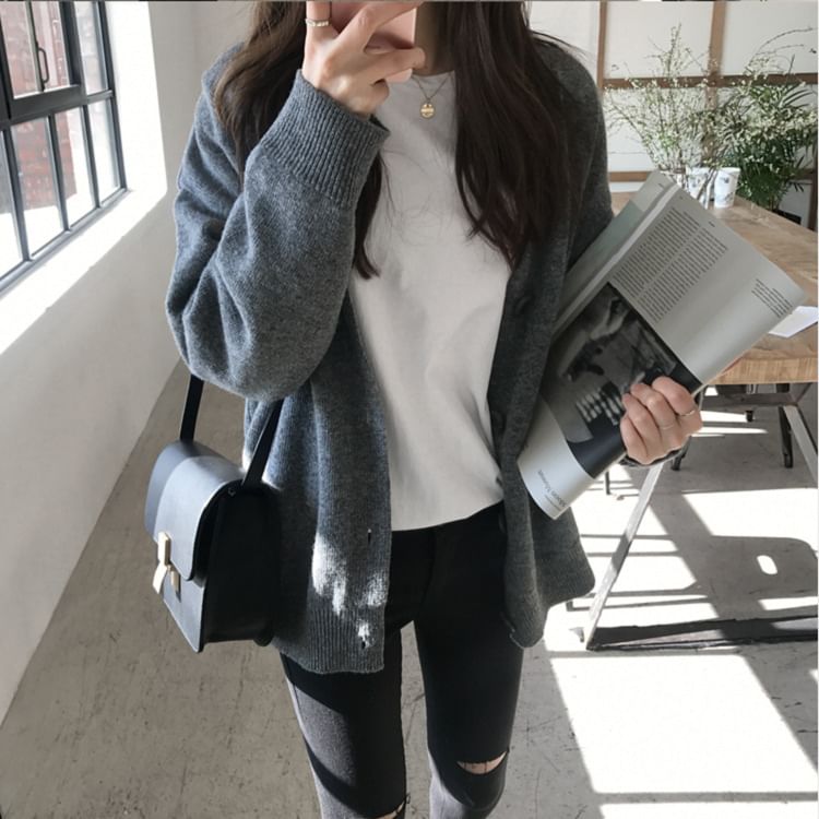 Angel Shine - Losvallend V-hals vest