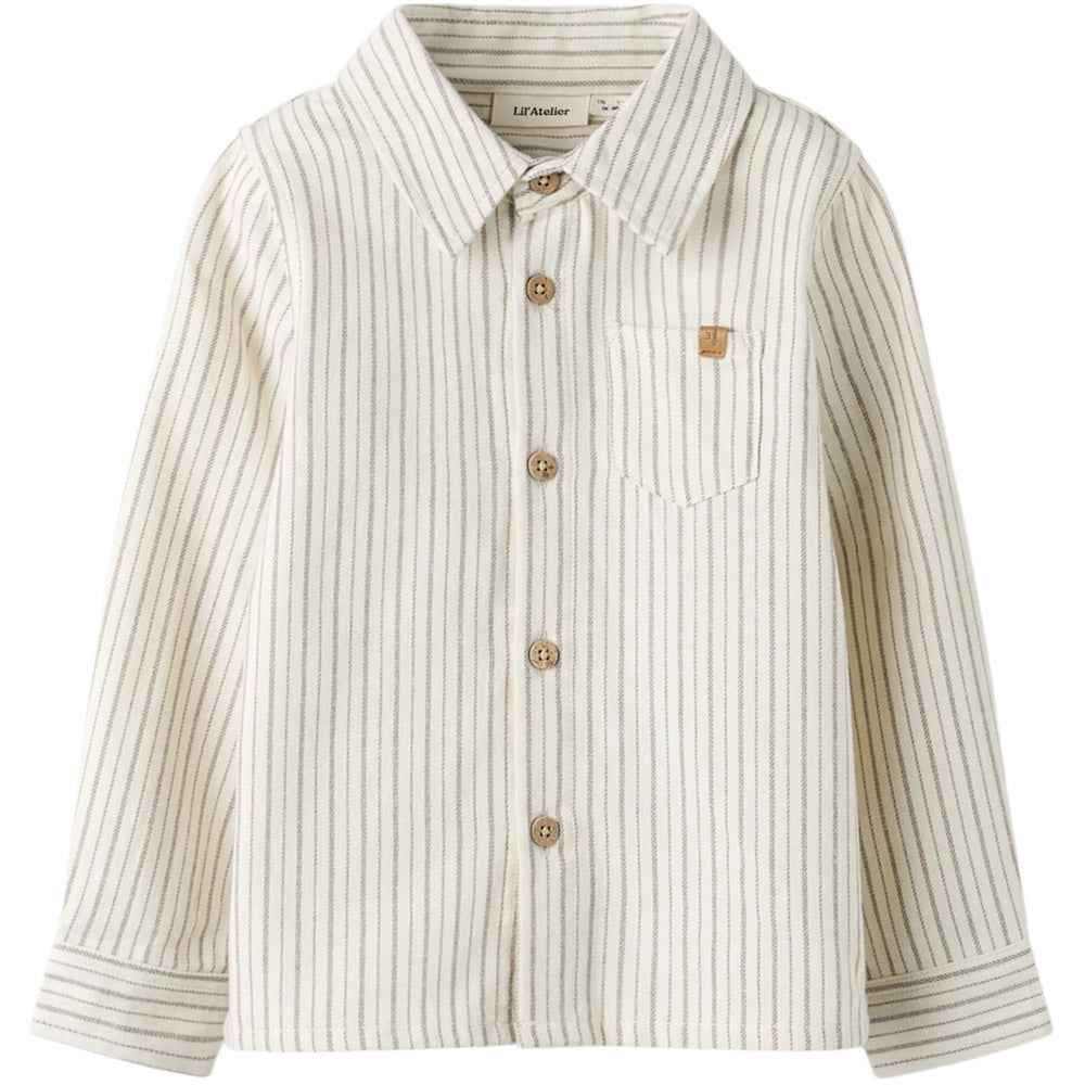 Køb Lil'Atelier Turtledove Sepia Tint Nmmfelixo Ls Skjorte Lil