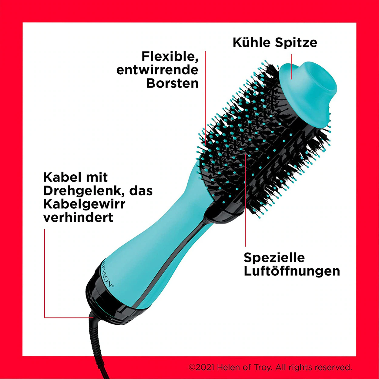 Revlon Salon One-Step RVDR5222MUKE Türkis Warmluftbürste
