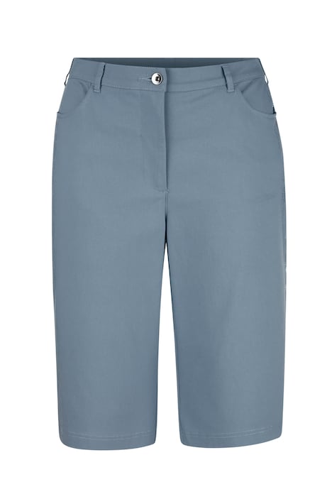 Bermuda, Straight Fit, seitlicher Silberdruck, 4-Pocket