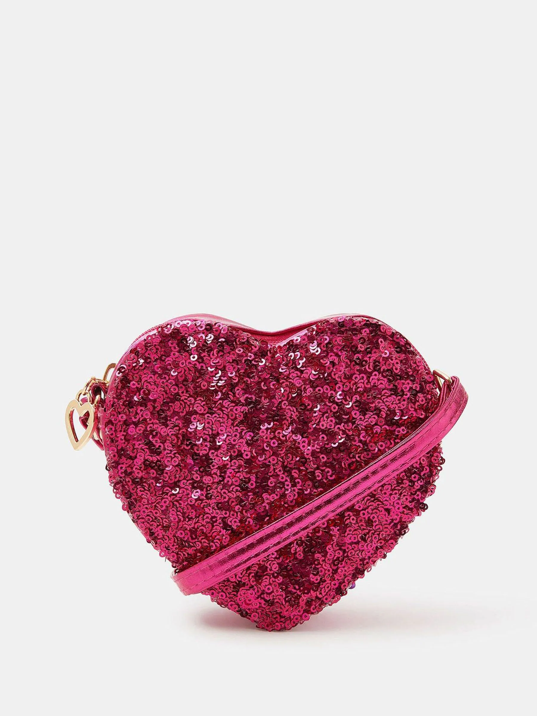 Angels By Accessorize Girls Sequin Heart Bag