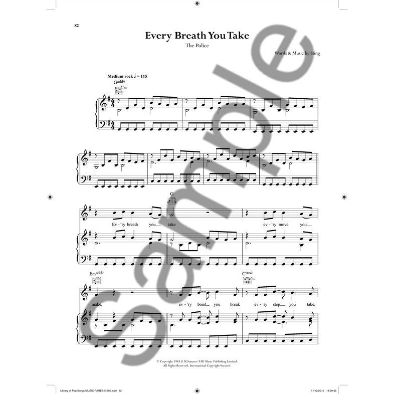 MusicSales - The Library Of Pop Songs