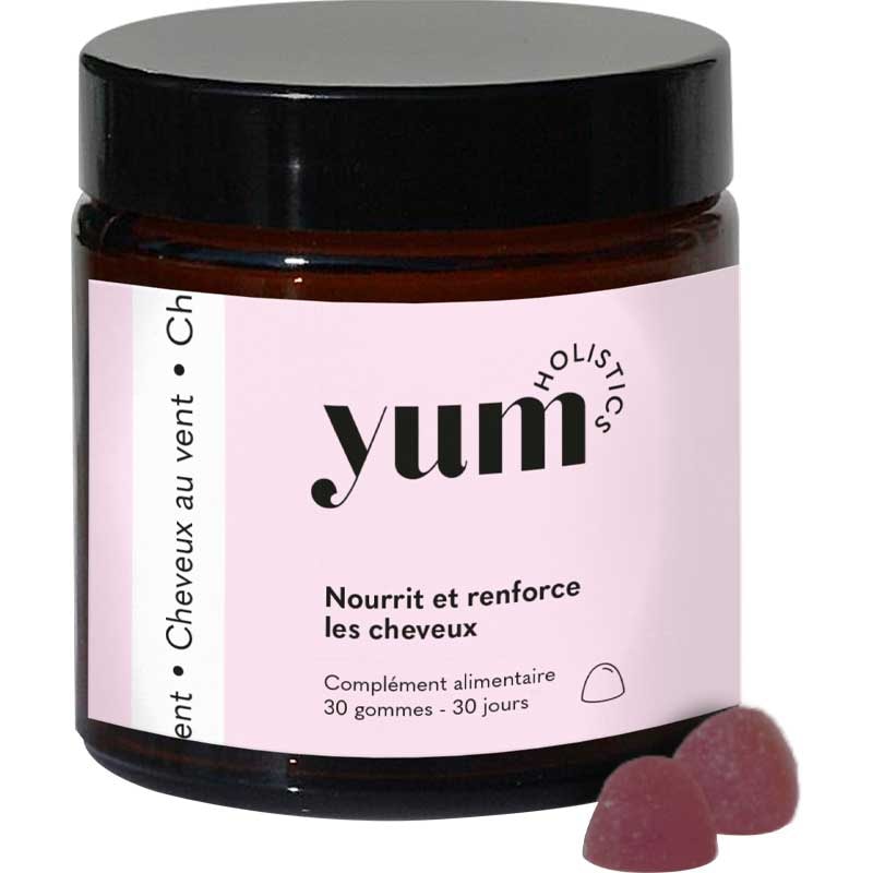 Gummies fortifiantes cheveux - Cheveux au vent - Myrtille - 1 mois
