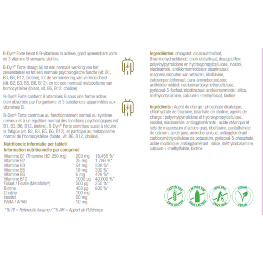 Metagenics B-Dyn Forte90 tabletten