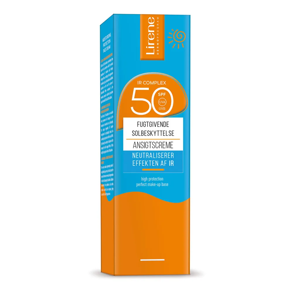 Lirene Moisturising Protection Face Cream SPF 50 - 40 ml.