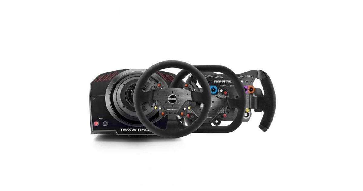 ThrustmasterTS-XW Servo Base stuurbasis  (Zwart/rood, Pc, Xbox One, Xbox Series X|S)