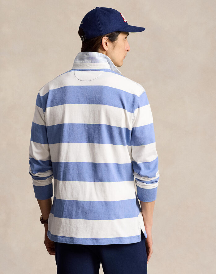 Polo Ralph Lauren 10/1 JERSEY-LSL-RUG F24 camps blu/dkw wh vrsy bear