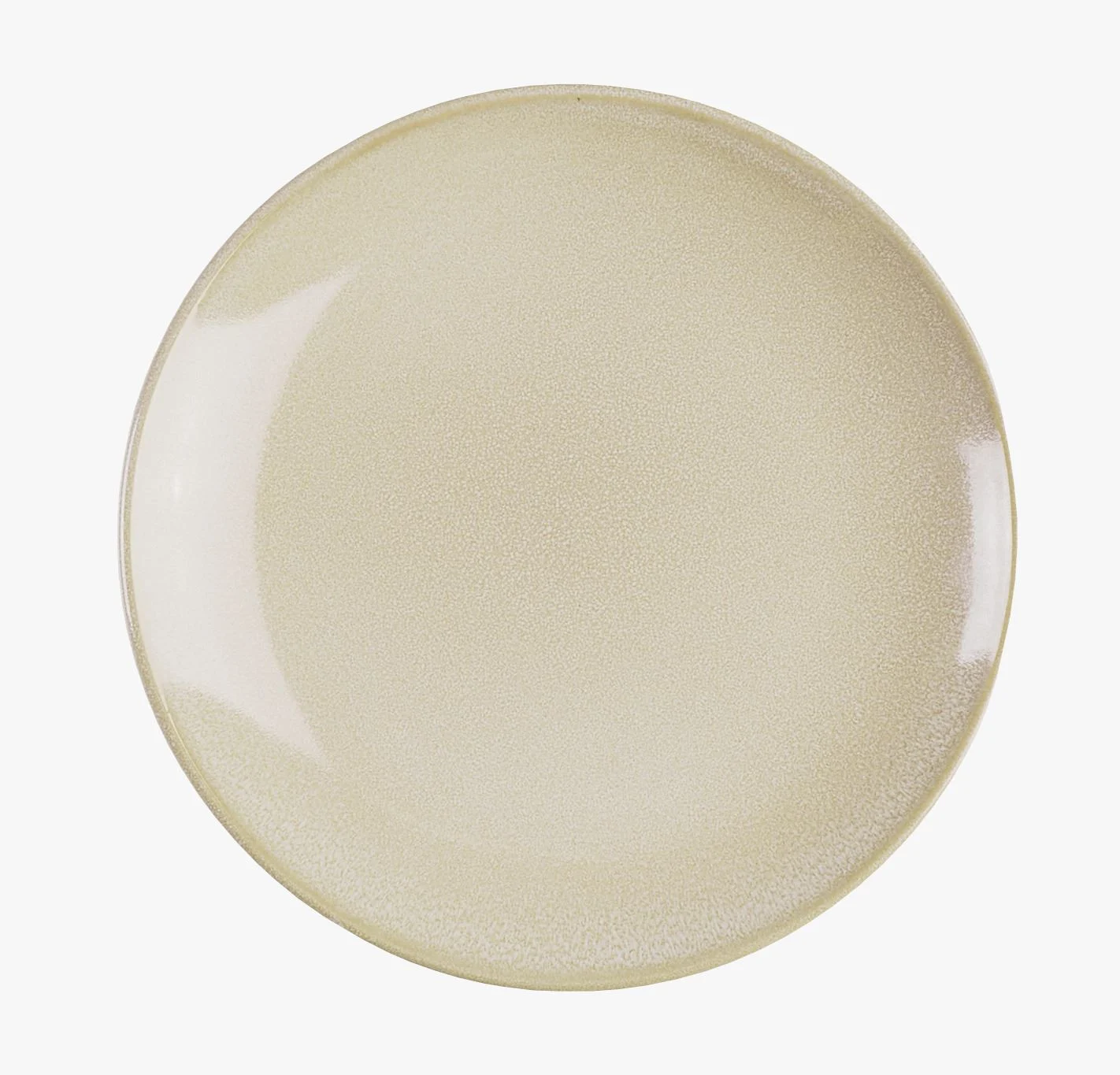 Frokosttallerken lys beige - ø 20 cm