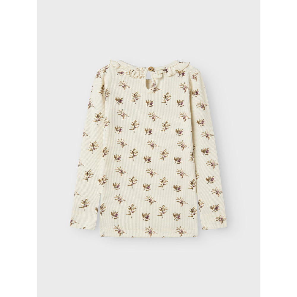 Køb Lil'Atelier Turtledove Olive Gavo Els Slim Bluse