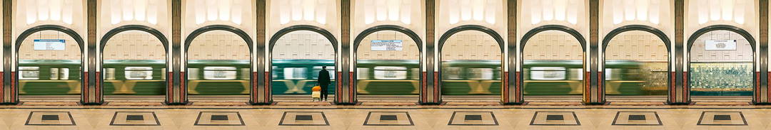 Moscow, Mayakovskaya, Line 2 by Larry Yust - Limited Edition. Edition of: 150. Signed.