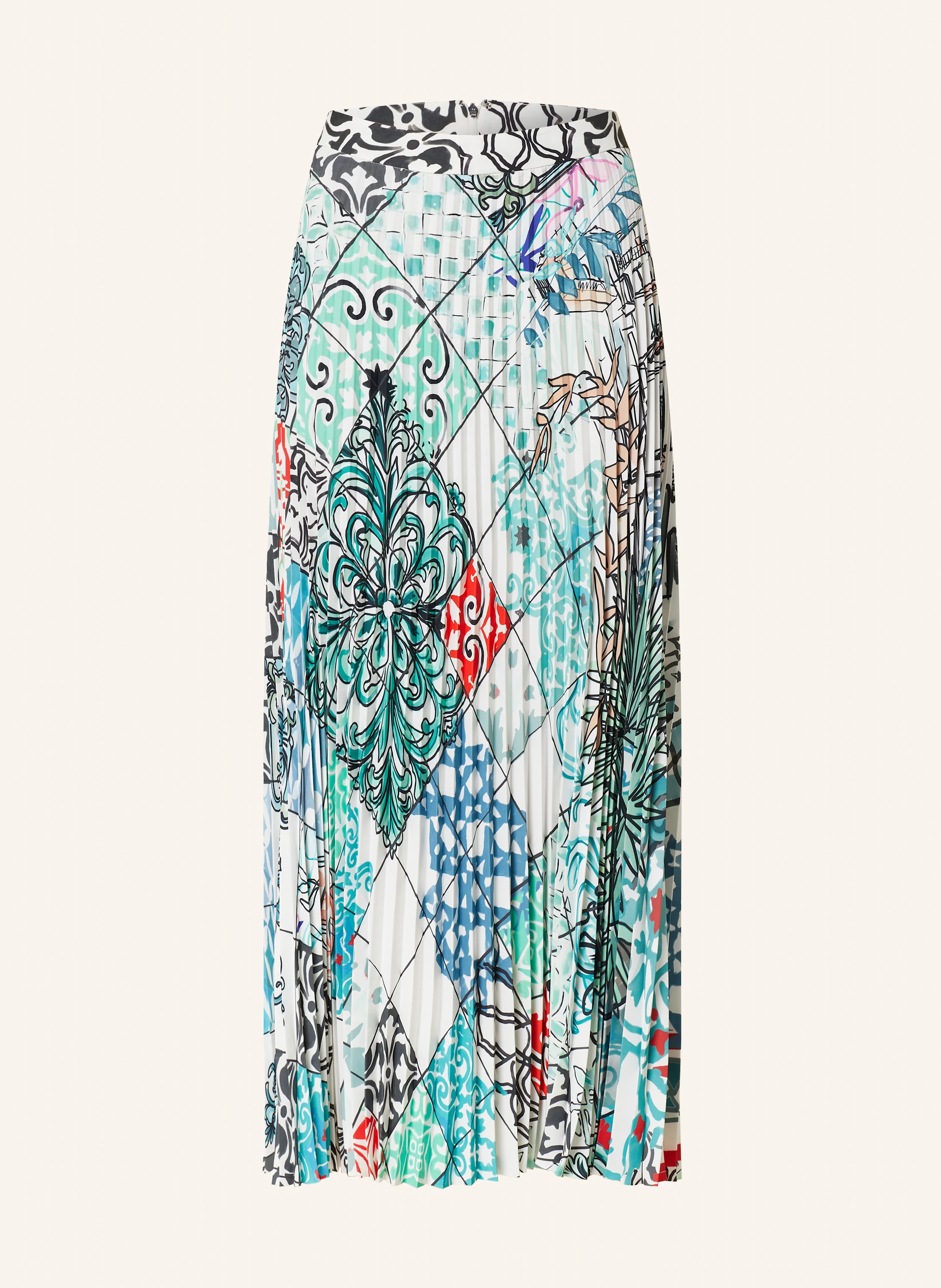MARC CAIN Plisseerock aus Satin