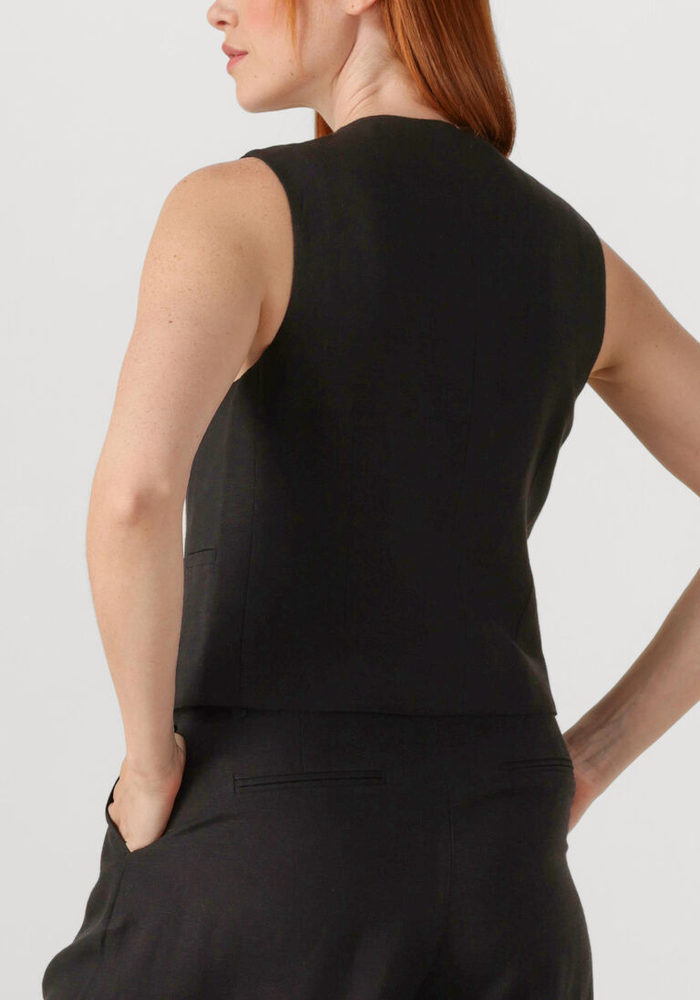 zwarte herskind gilet double up vest