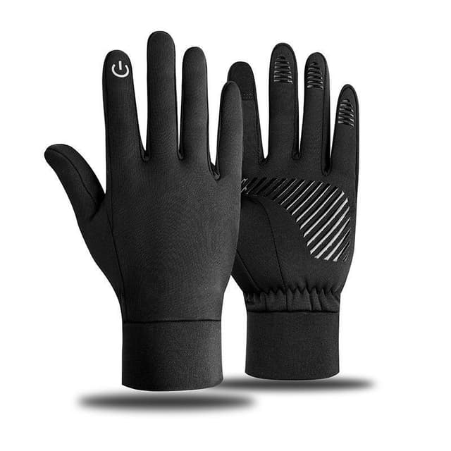Pegehandsker med fleeceforing Sort XL