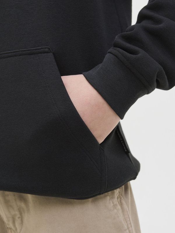 Jack and Jones Junior - Hoodie - Grijs - Sweatstof - Lange Mouwen