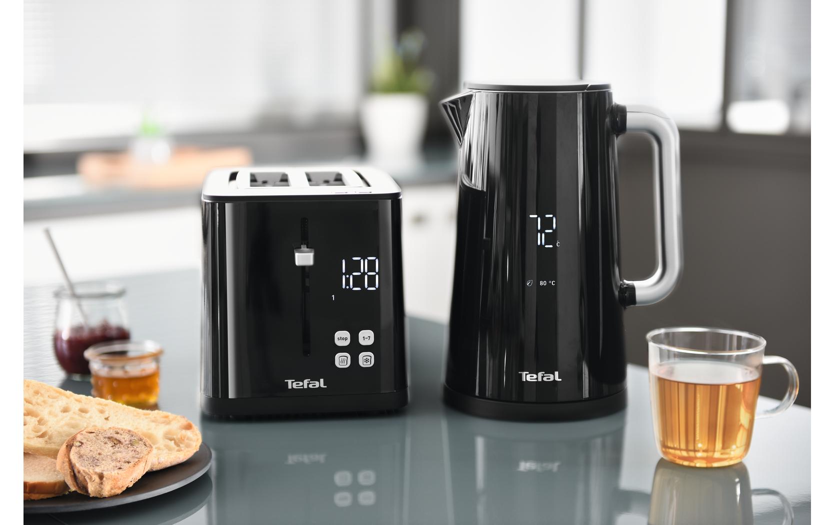 Toaster Smart'n Light SchwarzModerner 2-Scheiben-Toaster mit Digitaldisplay