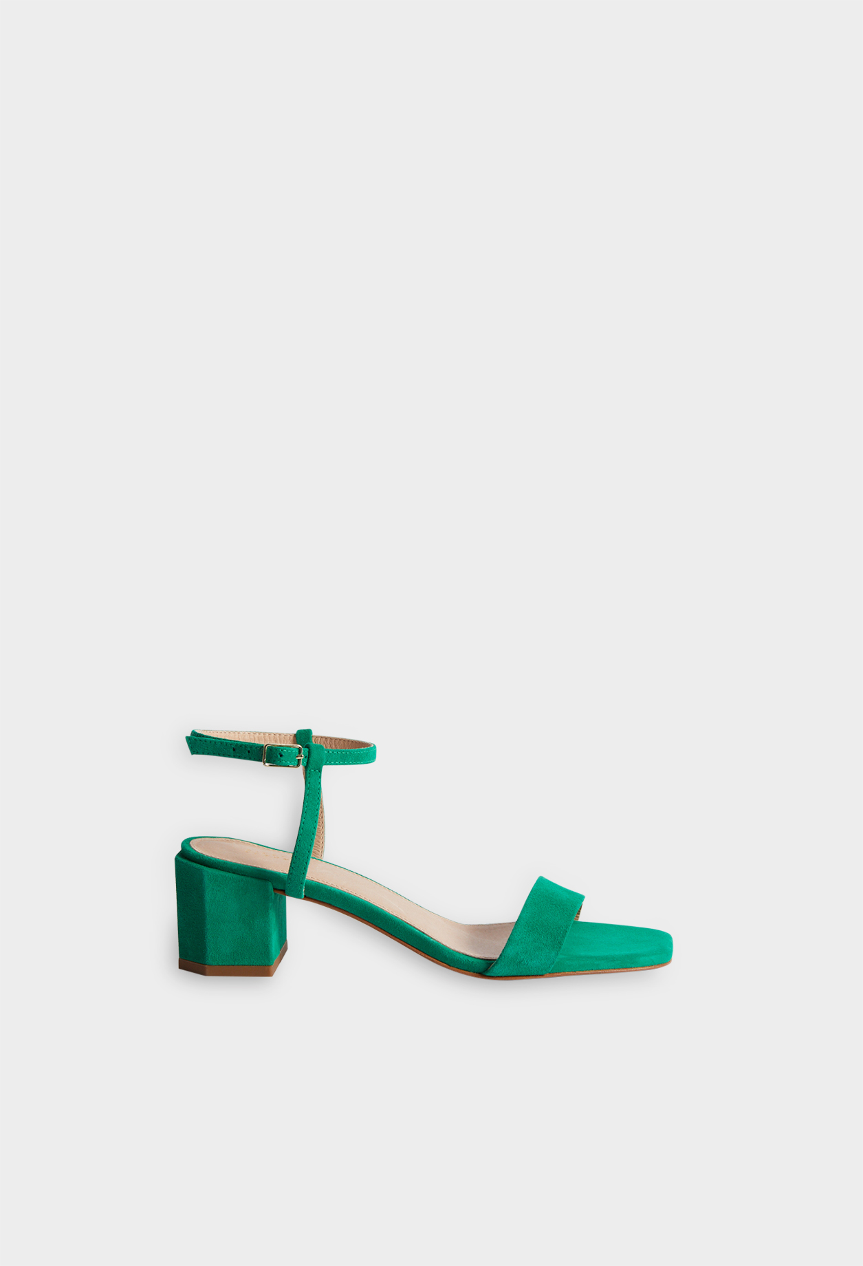 Sandales &agrave; talons en cuir responsable