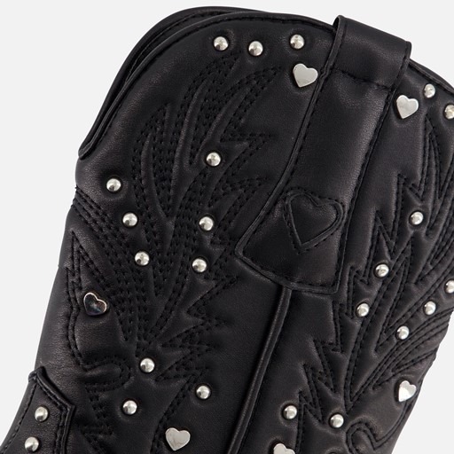 Butterfly Cowboylaarzen zwart Pu