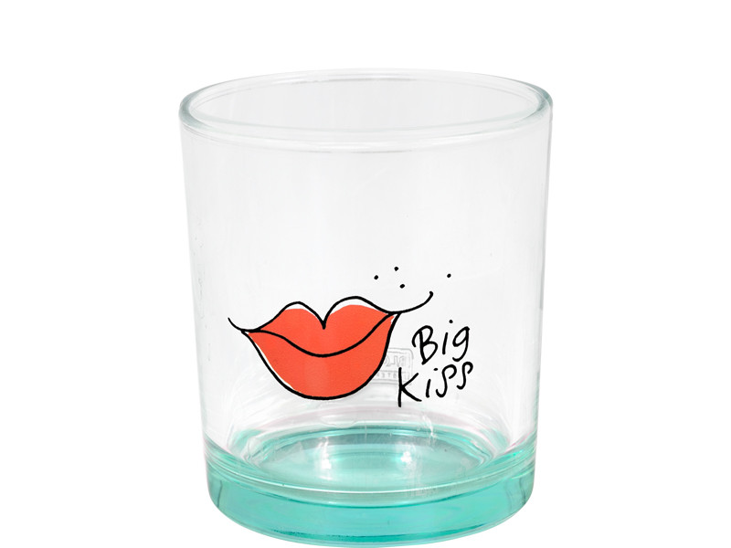 Sapglas 0,2l Even Bijkletsen Big Kiss