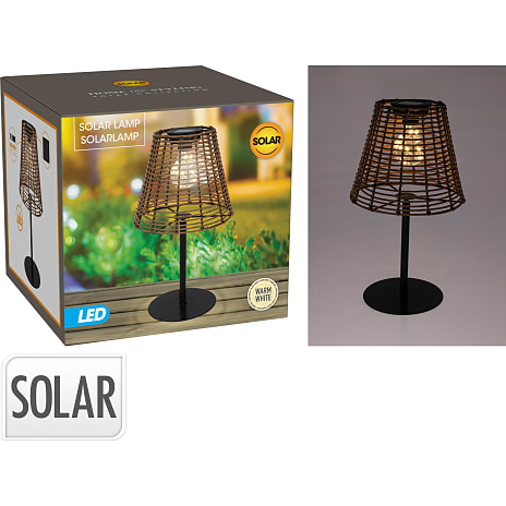 Mynthe solar lampe - brun