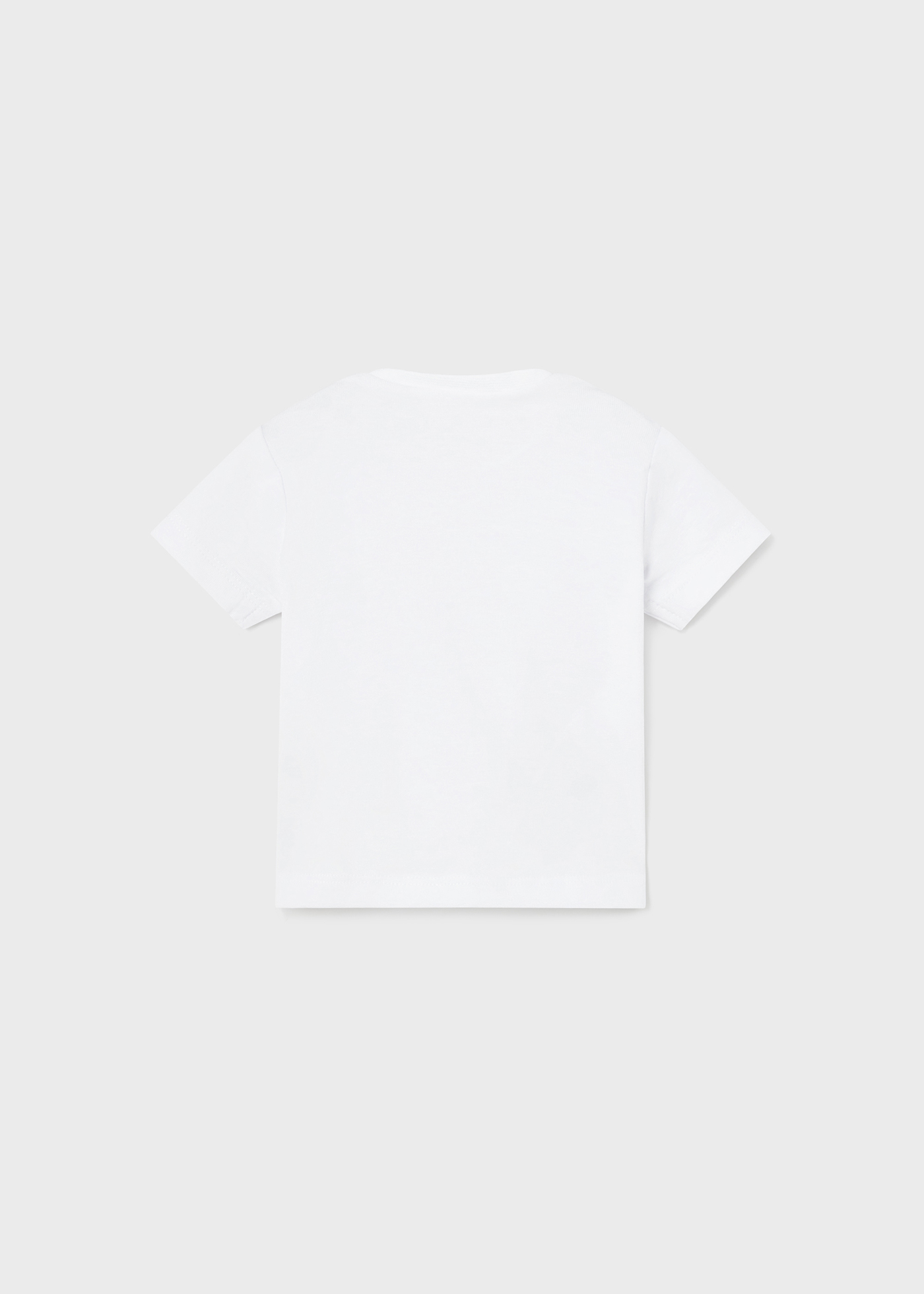 Camiseta branca Better Cotton para recém-nascidos