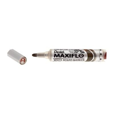 Pentel MAXIFLO - Marqueur effaçable - pointe ogive large - marron
