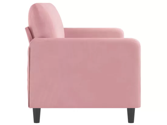 Canapé à 3 places Rose 180 cm Velours