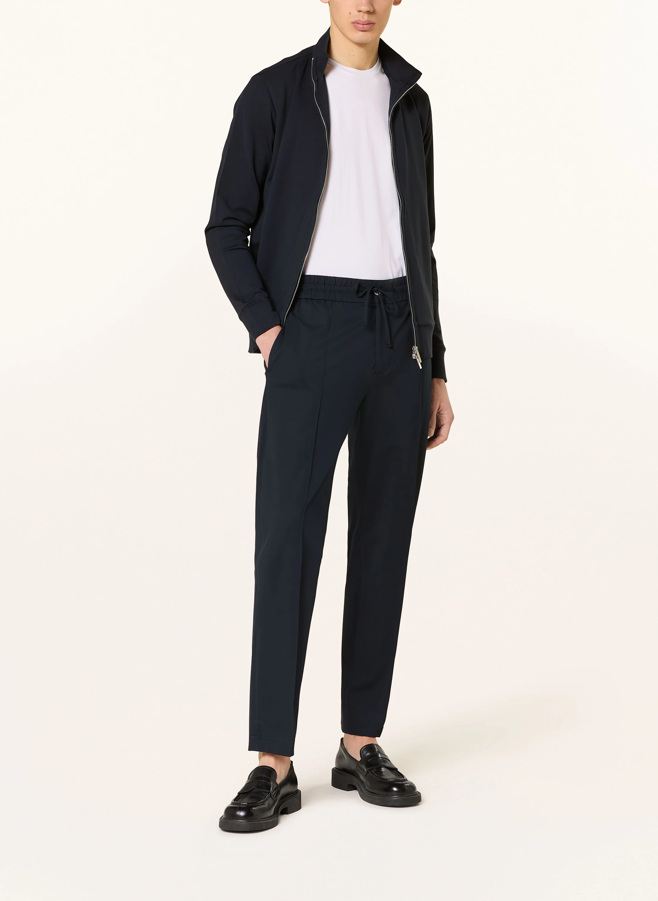 Stefan Brandt Hose JONAS im Jogging-Stil Slim Fit