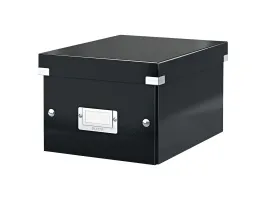 Leitz Click & Store WOW Small opbevaringsboks, 84% recirkuleret karton Sort