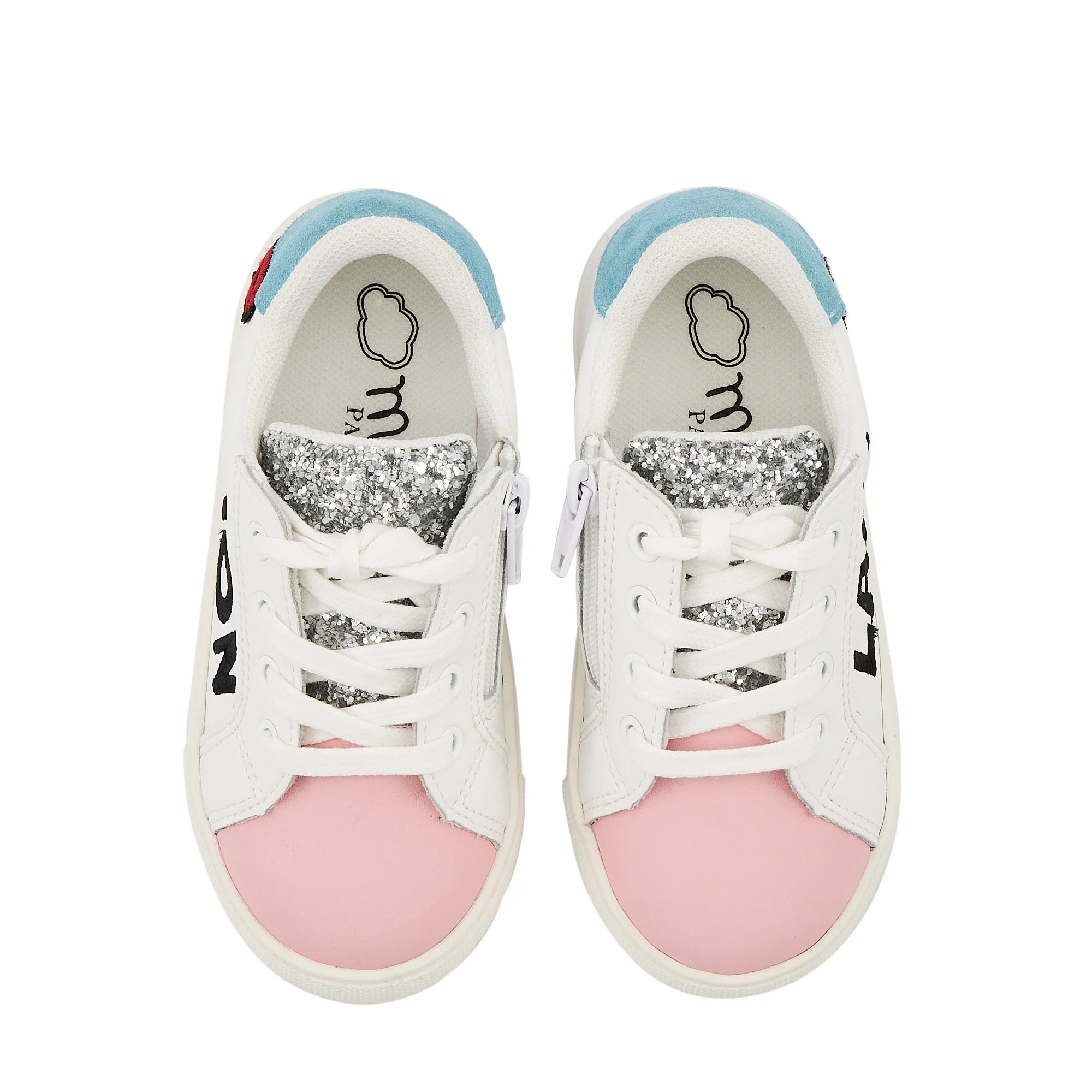 MINI SIMONE MON LAPIN - Sneakers en cuir | Blanc