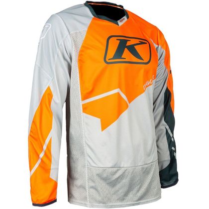 Maillot cross KLIM DAKAR STRIKING PETROL 2022 - Orange / Bleu