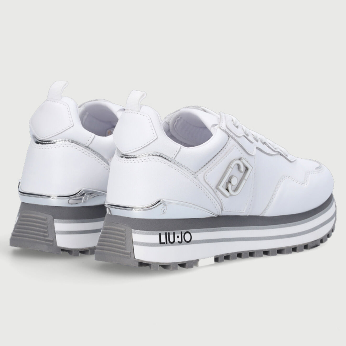 Liu-Jo Sneakers en Cuir May blanc/gris