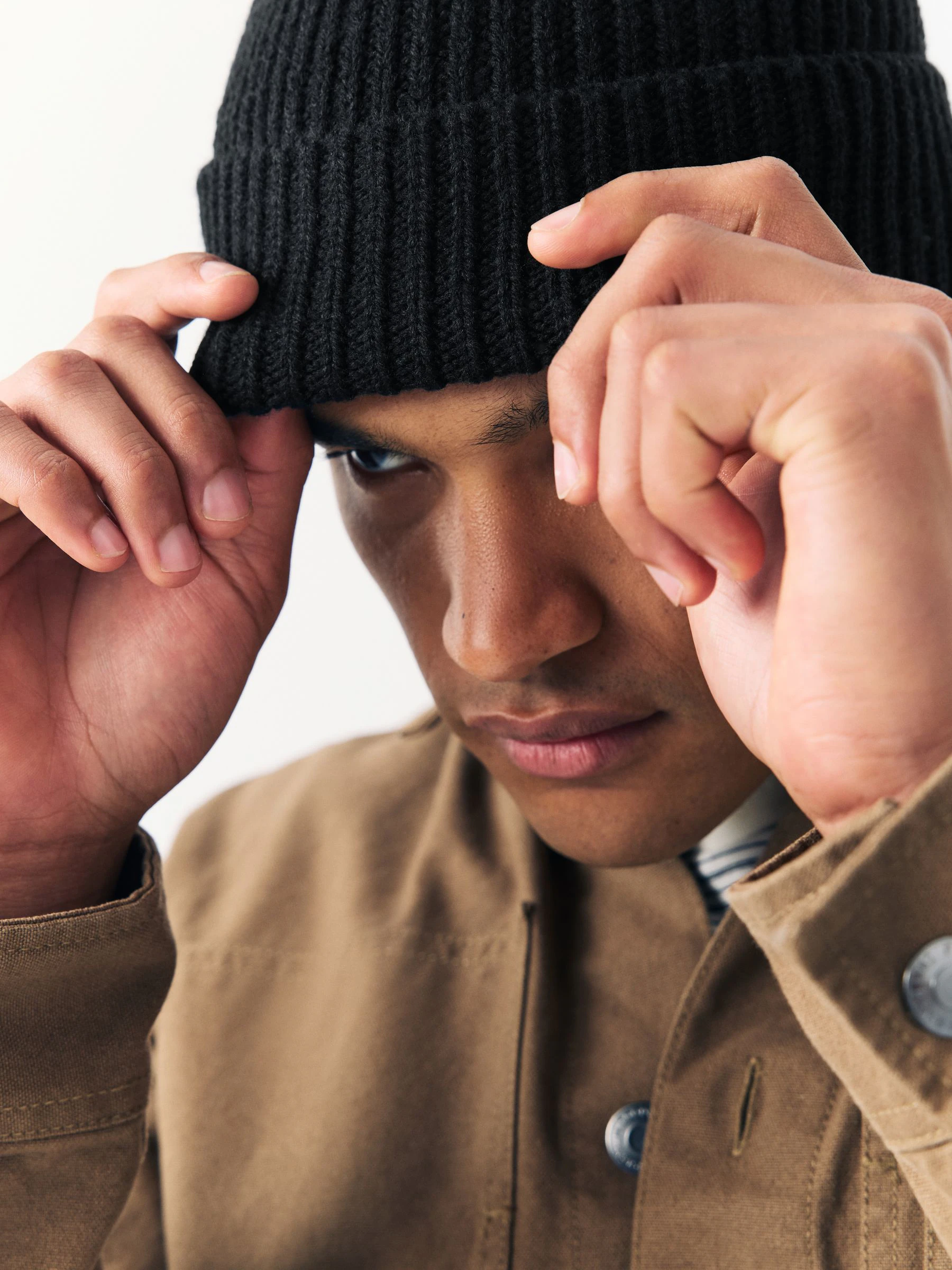 Zwart - Beanie-muts