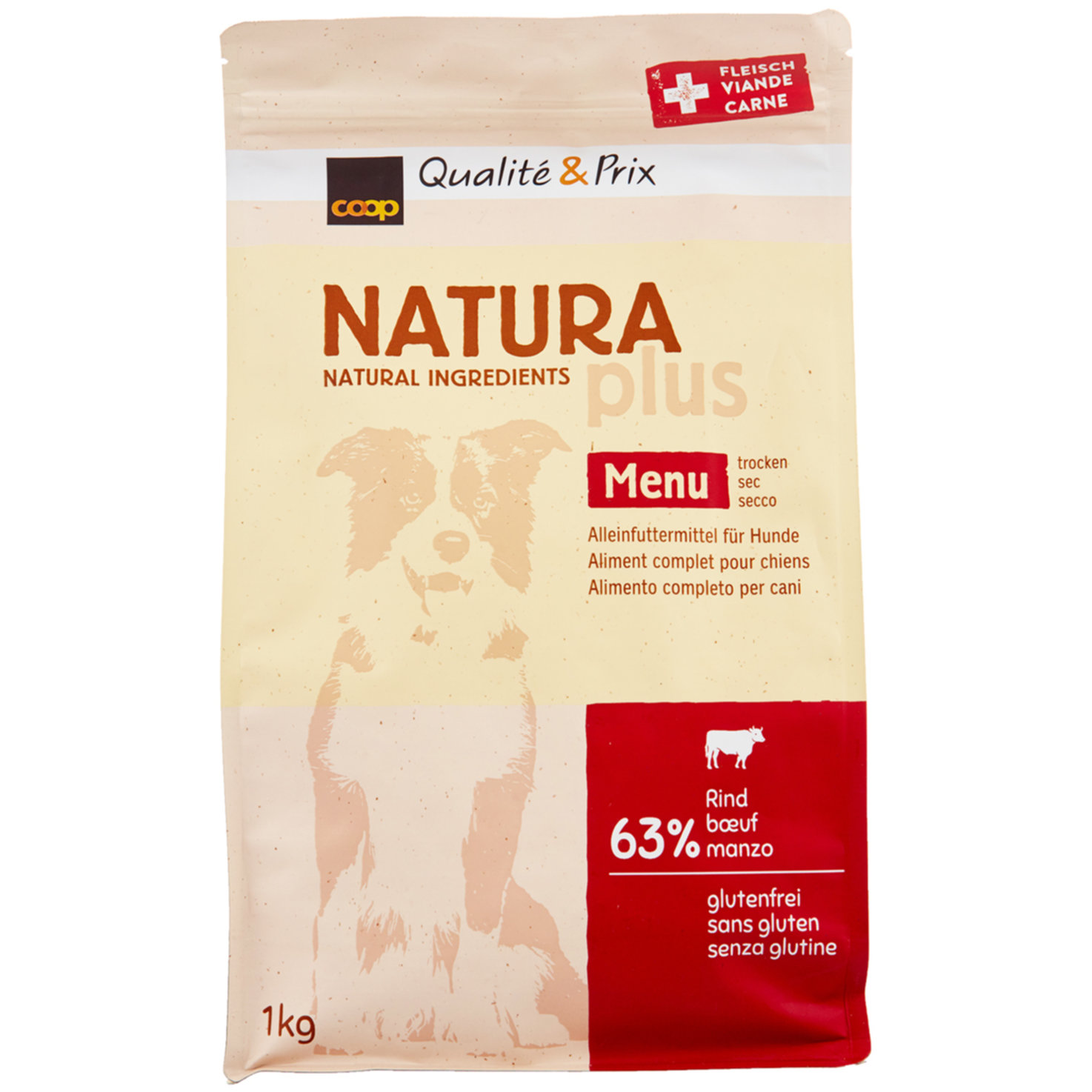 Naturaplus Trocken-Hundefutter Rind
