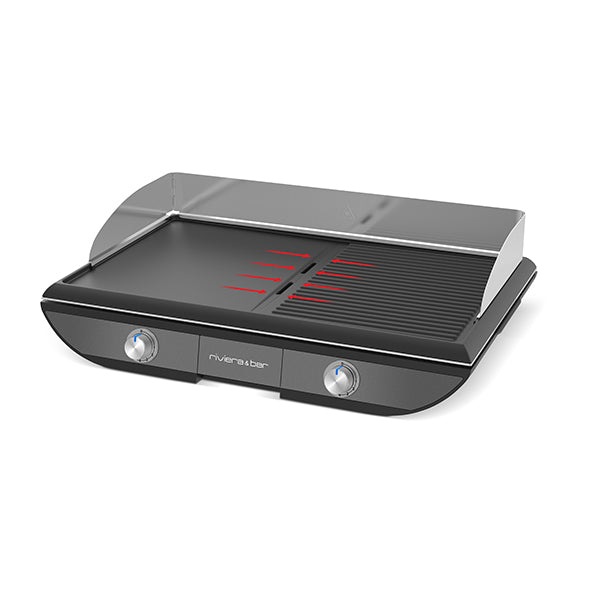 Plancha gril bi-zone QPL570 Riviera et bar