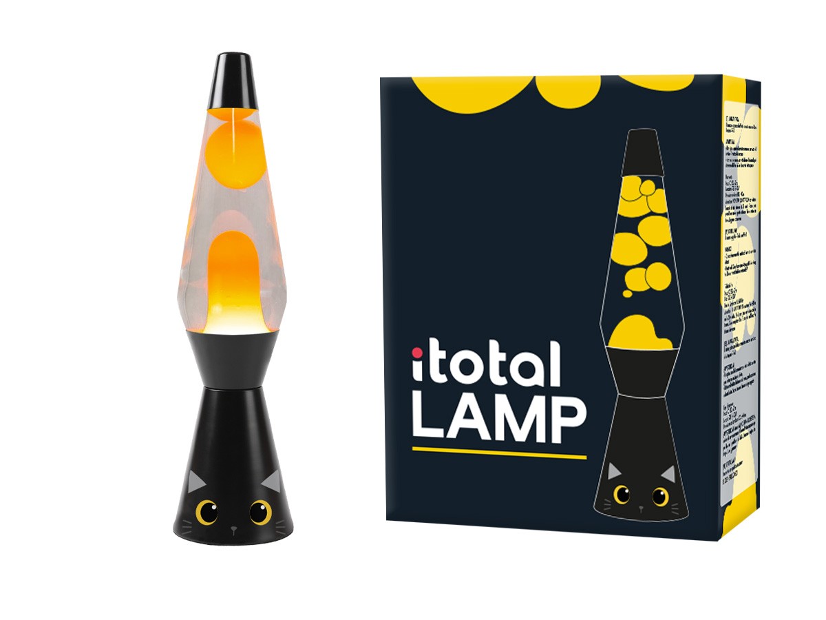 iTotal - Lava Lampe 36 cm - Black Cat