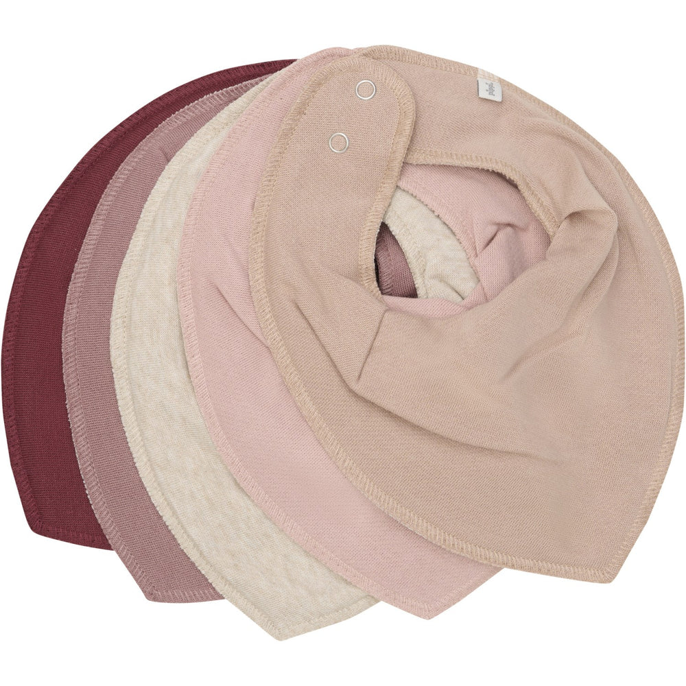 Køb Pippi New Maroon Bandana Savlesmæk Solid 5-pak