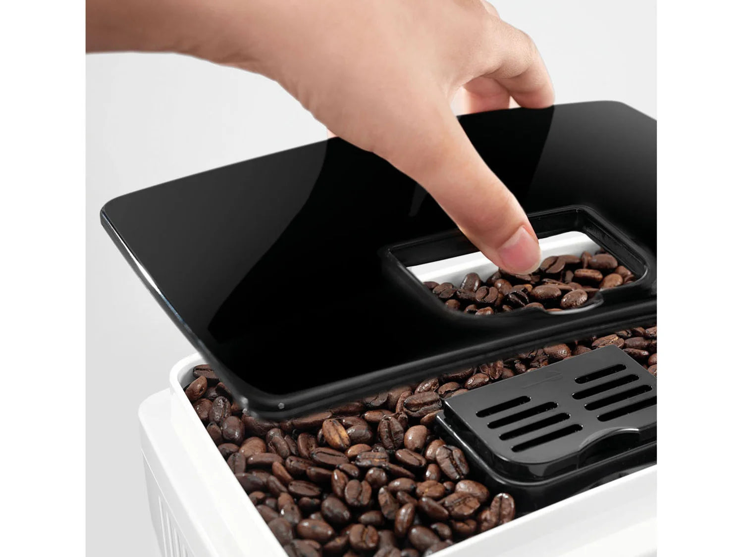 Delonghi coffee machine &raquo;ECAM13.123.W&laquo;, super compact, white