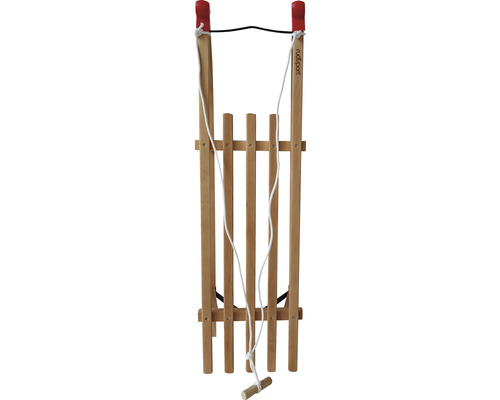 Houten slee, 1-persoons, 100 x 29,5 x 27 cm, beukenhout