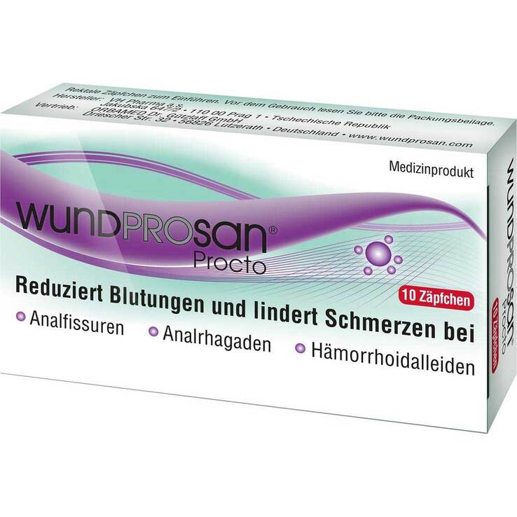 wundprosan® Procto Zäpfchen, 10 St