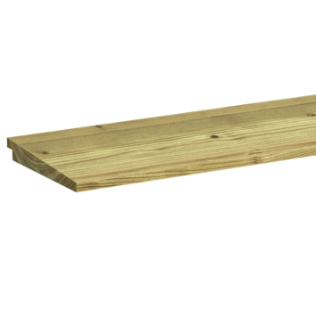 Zweeds rabatdeel vuren hout  1,2/2,7 x 19 x 240 cm