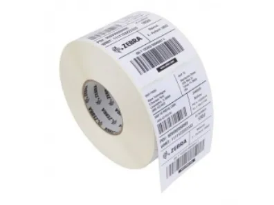 Zebra Z-Perform 1000D - Permanent klæbemiddel - ubelagt - perforeret - 102 x 203 mm 4200 etikette(r) (12 rulle(r) x 350) etiketter